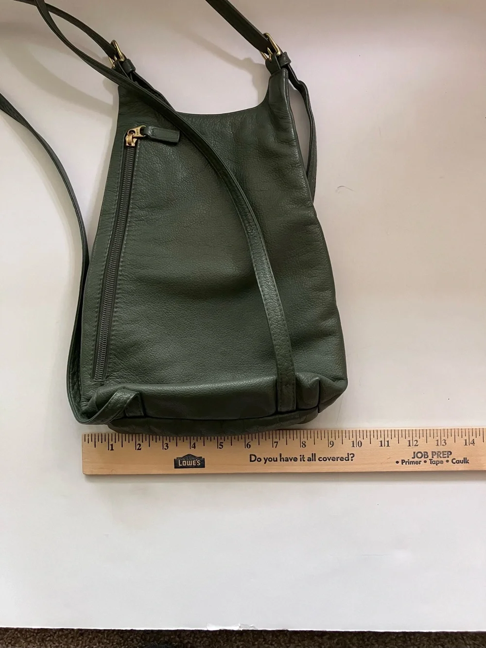 JP Ourse & Cie  Green Leather Backpack Shoulder Bag Purse